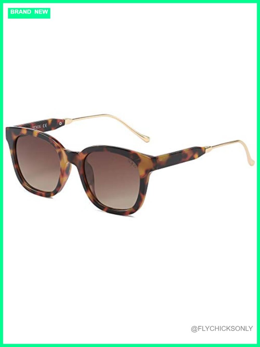 Classic Square Polarized Sunglasses Retro Trendy UV400 Sunnies